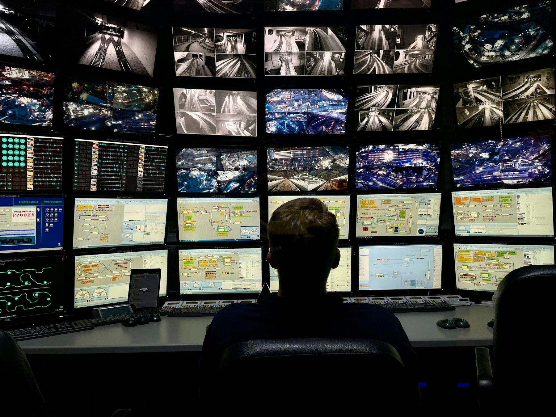 Training supervisor at an operations desk